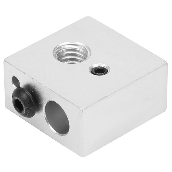 Aluminium Opvarmningsblok til Makerbot MK8 Hot End 3D Printer Dyses Halsrør Tilbehør
