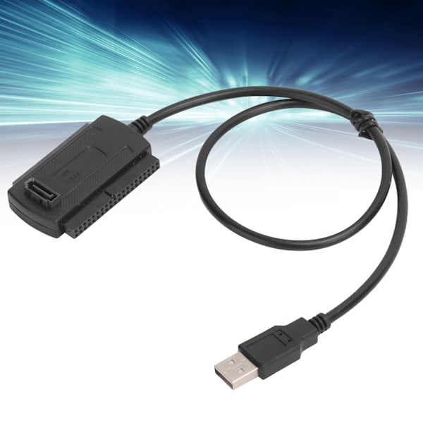 USB til SATA-adapterkabel IDE-harddisk optisk stasjon seriell parallellport konverteringslinje