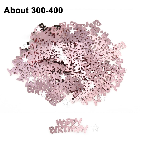 1 stk Tillykke med fødselsdagen konfetti til festdekorationer - Fødselsdag P