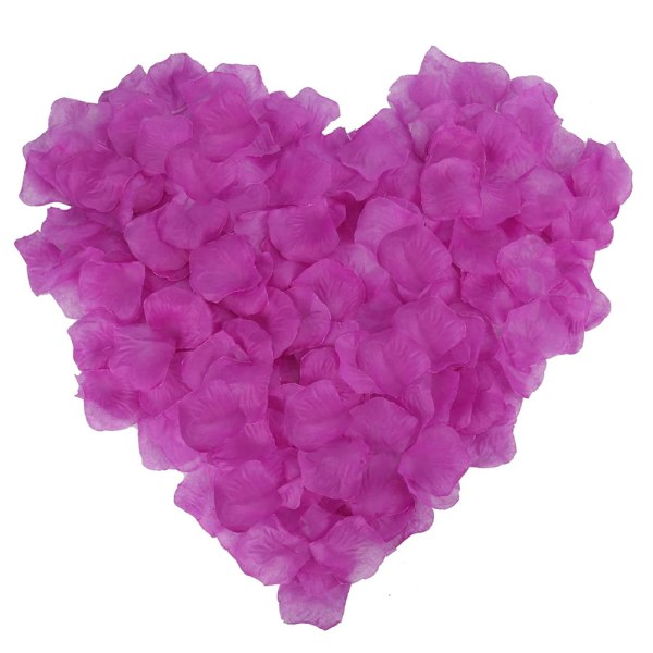 1200 stk kunstige roseblader, ikke-vevde blomsterblader for