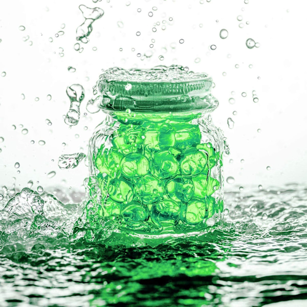 Vase Füller Perlen Edelsteine ​​Wassergel Perlen Wachsende Kristallperlen Hochzeit Herzstück Dekoration (Transparent）