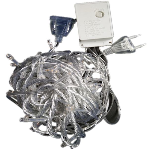65.6FT 200 LED String Lights Fairy Lights 8 Modes Plug In For Ho blue