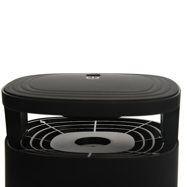 Lysstyrt USB-lading UV-lampe Myggdreper Buzz Fly Insekt Bug Killer (Svart)