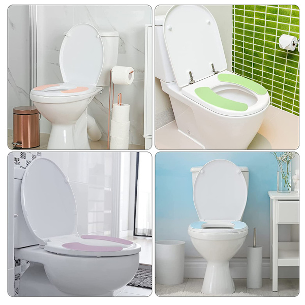 Kylpyhuoneen lämmitin WC-istuimen kansipehmusteet  Uudelleenkäytettävä WC-istuimen kansi