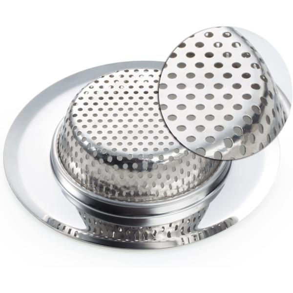 2 stk Sil, Vaskesluk Sil, 9 cm Grovt Mesh
