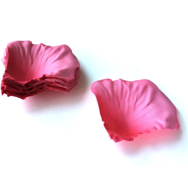 1200 stj konstgjorda rosenblad, blomsterblad i non-woven för