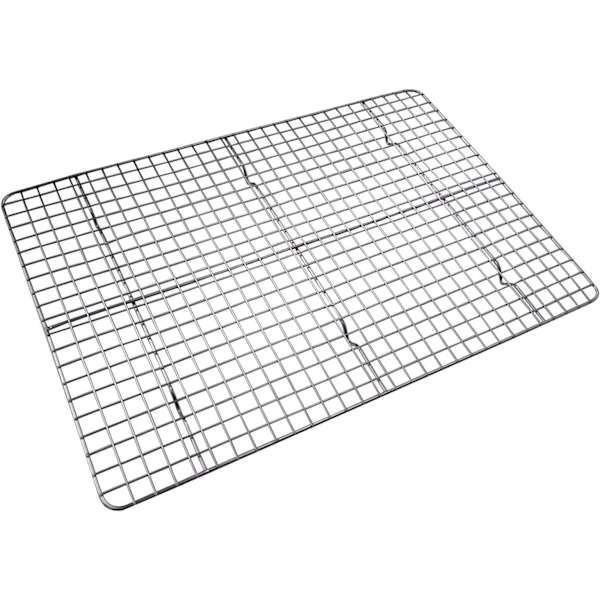 Rutmönstrad kockkylningsställ - 26*23 cm ugnssäkert rostfritt stål