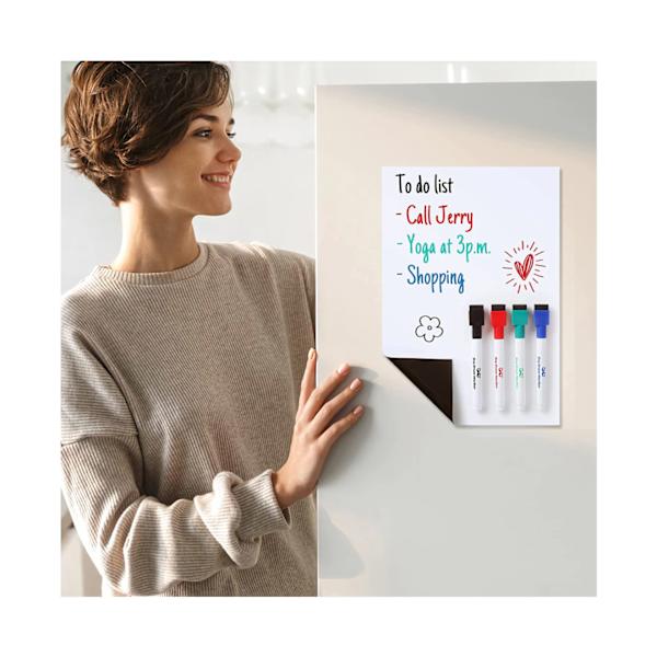 Magnetisk torr raderbar whiteboard, magnetisk tavla ark, magnetisk whiteboard, kylskåp whiteboard