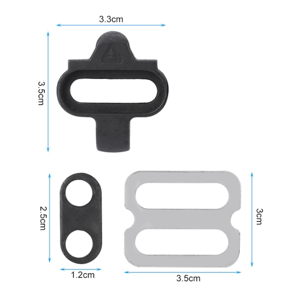 Klossar för SPD-pedaler PD M520 M540 M324 M545 M424 M647 M959