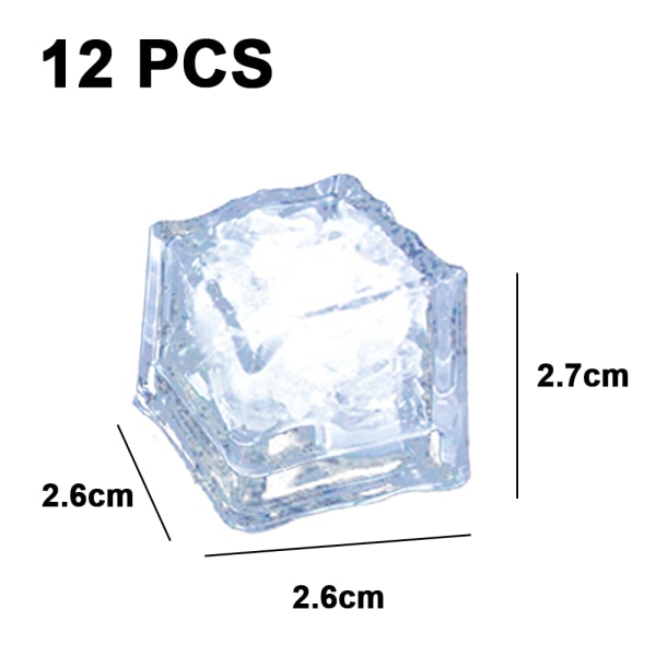 Lysende LED-isbiter (12)