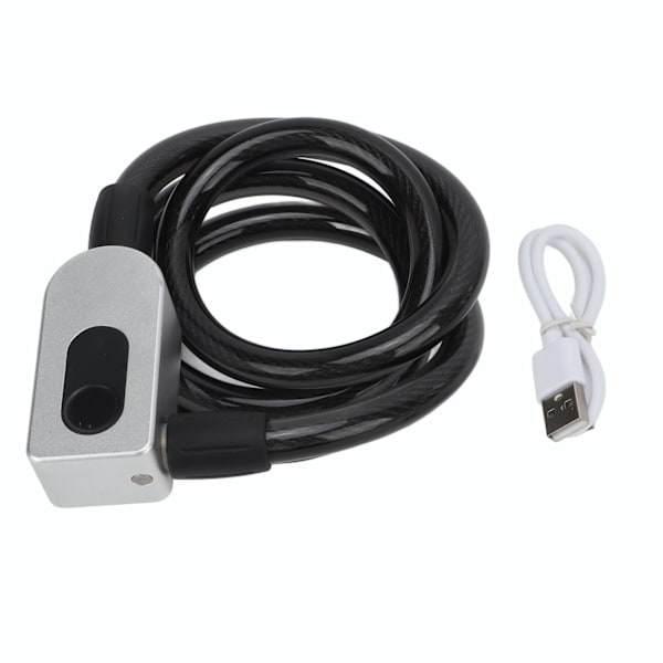 Smart Bluetooth Fingerprintslåse Kabel Lås Tyverisikring Nøglefri Elektronisk til Mountainbike Vejcykel Motorcykel