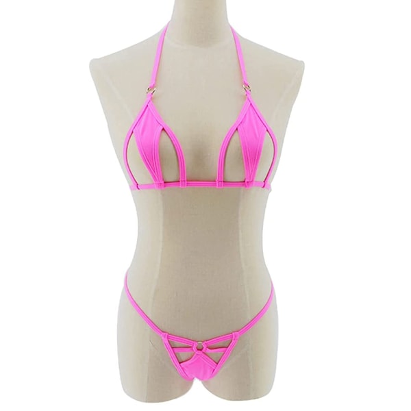 Cut-Out Micro Bikini Mini Badetøj Kvinder-pink