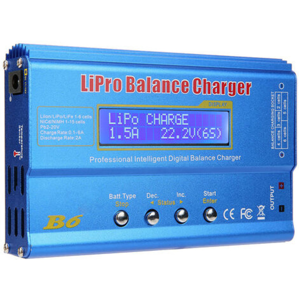 Helt ny digital iMAX B6 LCD-skærm RC Lipo NiMh-batteri