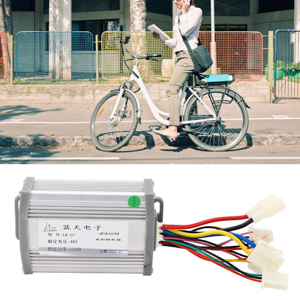 1000W 48V Børstemotor Hastighedsregulator Til Elcykel Scooter Konvertering Børstet Motorregulator