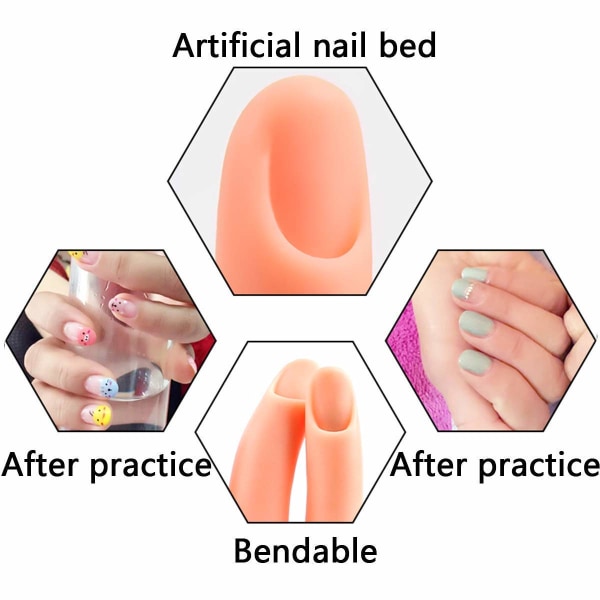 Negle Trenings Negle Praksis Hånd  Kunstig Hånd Negl