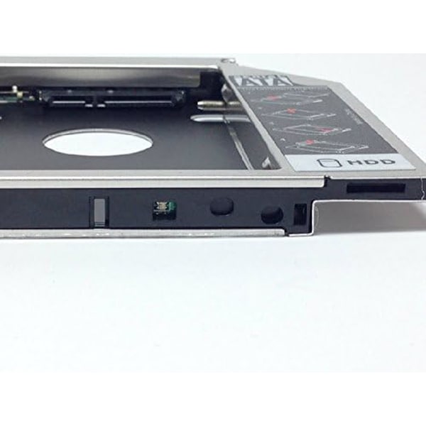 HDD Caddy-etui for 12,7 mm Universal CD/DVD-ROM optisk brønndrevspor (for SSD og HDD)