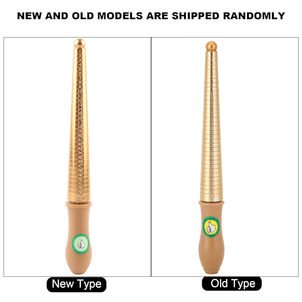 Ring Gauge Mandrel Finger Sizing Measuring Stick Ring Smycken Verktyg Hongkong Storlek