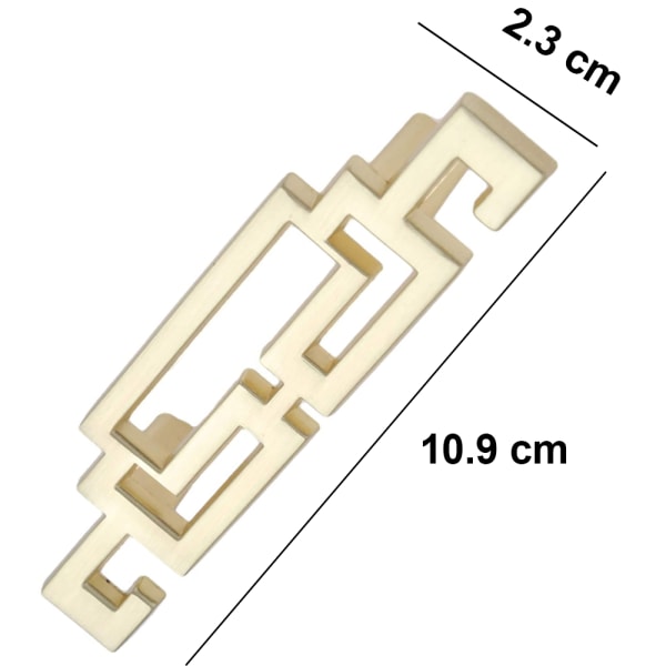 2 stk håndtak møbelhåndtak til skap, sinklegering
