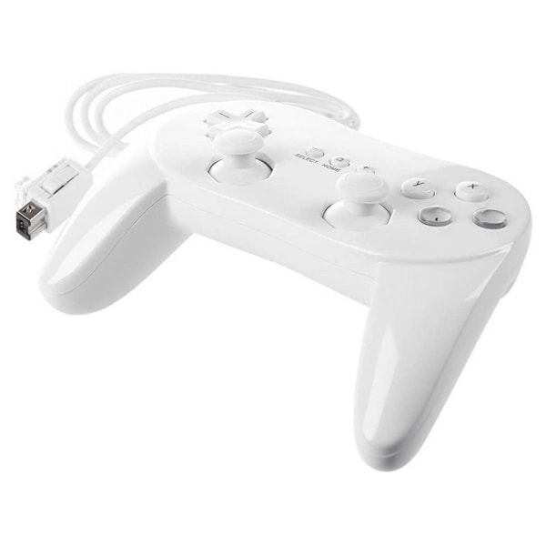 2x Klassisk Controller til Nintendo Wii Konsol Kablet Gamepad til Wii Remote