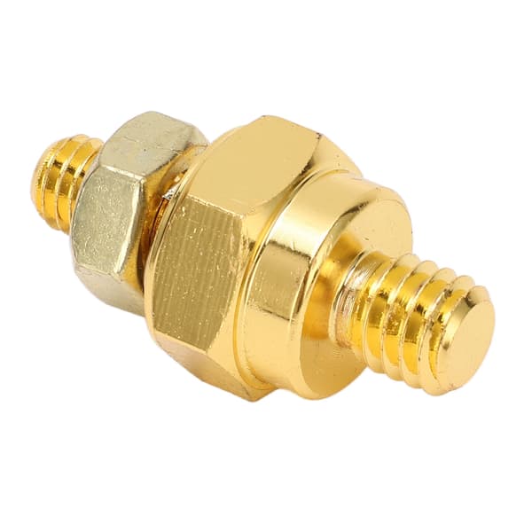 2 stk Batteripol-adaptere Messing Batteripol-adaptere Sidepost-opladningssystem Bolt