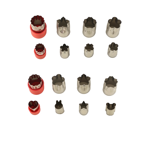 Grönsaksskärare form set mini kakskärare set frukt kex
