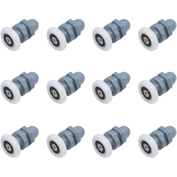 12 st Duschdörr Rullar Dusch Rullar Dörr Rullar Skjutdörr Rulle Dörr Nedre Rullar Duschdörr Hjul Rulle Rulle Dusch Hjul 20mm