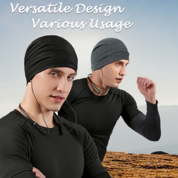 Lue - 2-pakning - Sovehette - Pustende hjelmfor - For løping - Sykling - Sovehette - Kjemoterapi Hodeplagg - Hjelm - Unisex