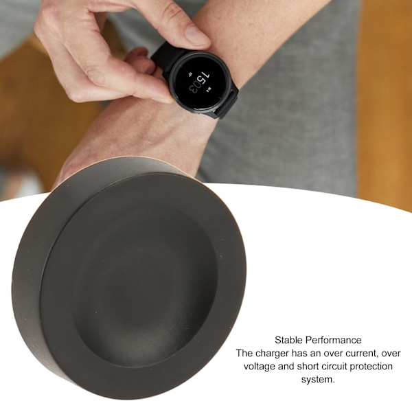Magnetisk laddningskabel för klocka Smart Watch Laddare för Watch GT3 GT2 Pro GT2 ECG GT Cyber Svart