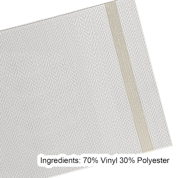 Bordsunderlägg för matbord Set med 6,11,8" x 17,7" tum, värme white