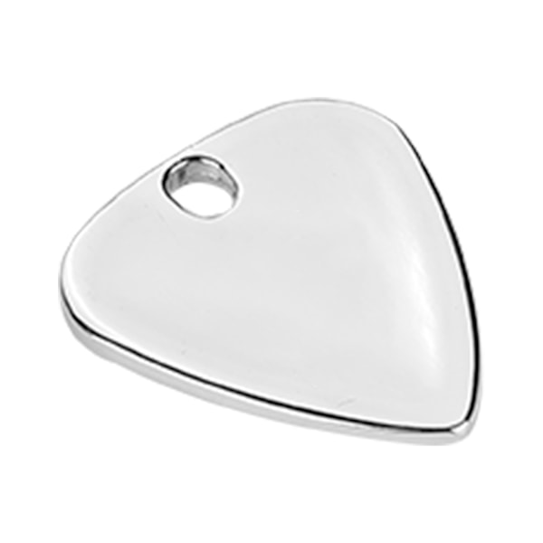 5 stk Metal Pick Plectrum til Guitar Musikalske Instrumenter Tilbehør (Sølv)