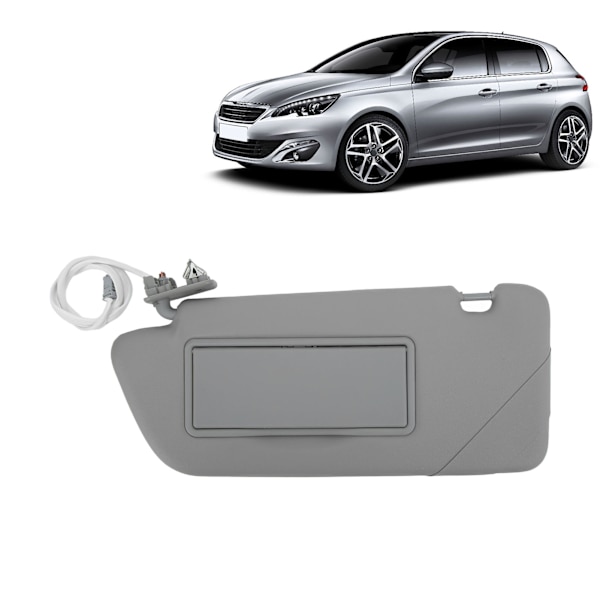Bilsolskydd 8163EG ABS Inredningssolskydd Solskydd Slitstark Ersättning för Peugeot 2008 3008 301 308 308S 408 508