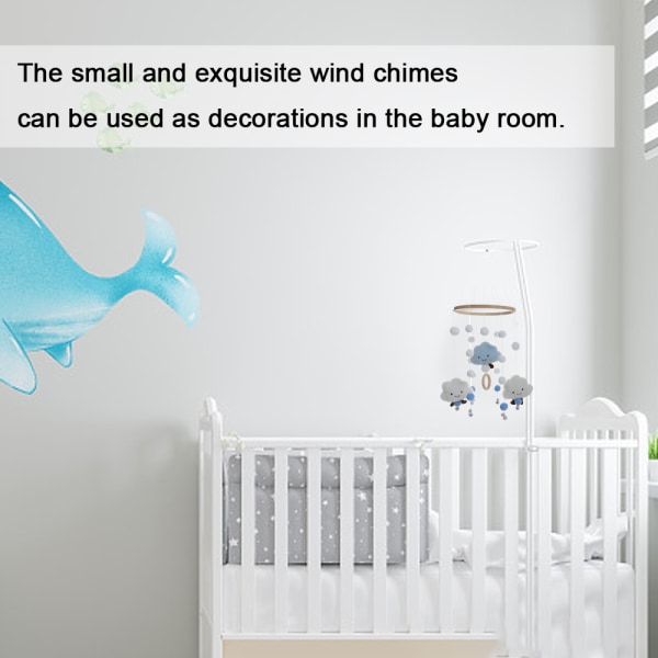 Baby Mobile riippuva koriste, lastenhuoneen sängyn koriste tuuli