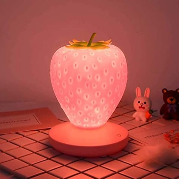 Colorsa Strawberry Lamp Nursery LED Cute Kids Night Light ,Child