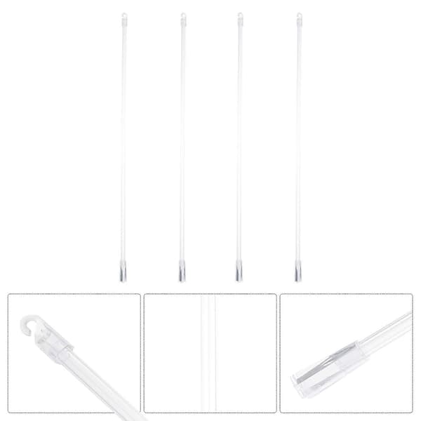 4 Pieces Plastic 43 cm Blind Wands Vertical Blinds Replacement Parts Long Window Blind Wands