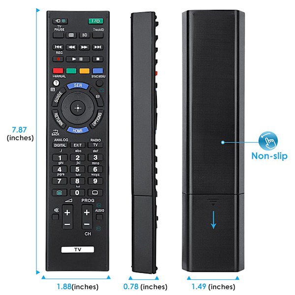Universal TV-fjernbetjening til Sony Bravia TV-fjernbetjening RM-ED060