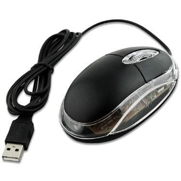 USB-mus er egnet for bærbar PC kablet USB-datamaskin kablet datamus optisk billig mini barnekontor liten