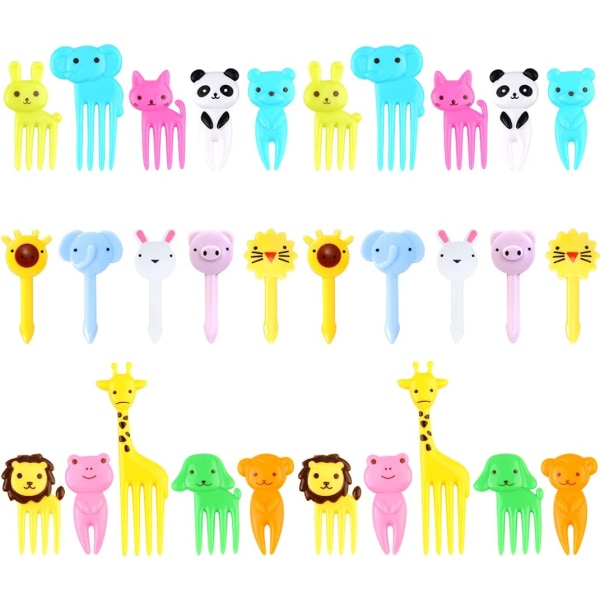 30PCS Toddler Food Picks, Cute Bento Picks for Kids, Fun Kids