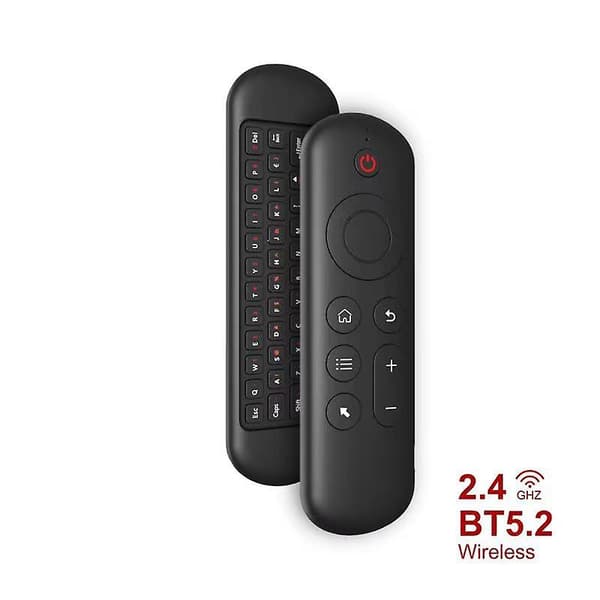 2.4GHz & Bluetooth Wireless Keyboard Remote Control Air Mouse Gyroscope Voice Control for Android TV Box Smart TV Computer Laptop