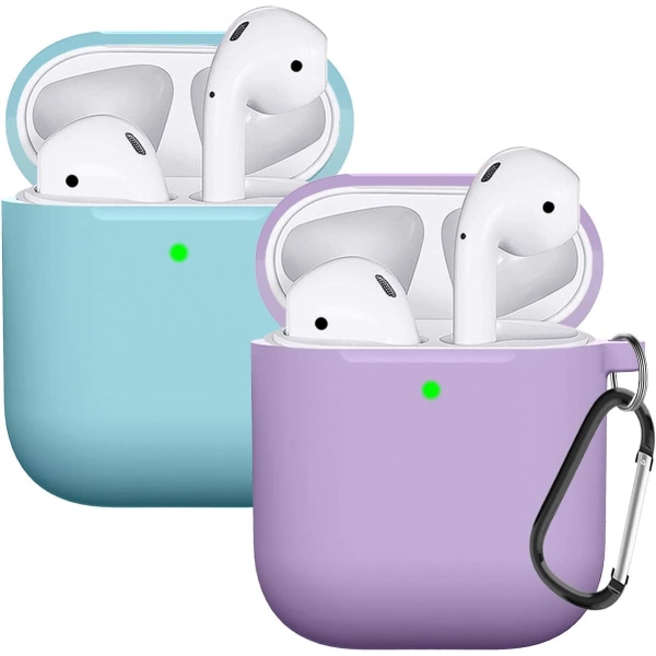 AirPods- case, fullständigt skyddande silikon AirPods- cover