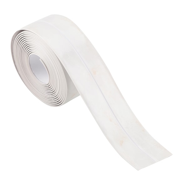 White 38mm*3.2m Self Adhesive Wall Sealing Strip Tape Home Bathroom Kitchen Basin Sink Edge Trim