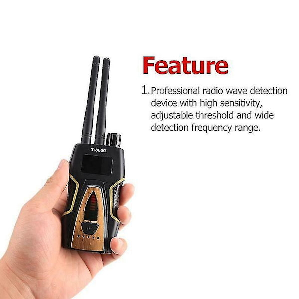 Pro Rf Spy Bug Detector Frequency Scanner Sweeper Gps Buggar