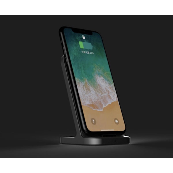 Mobiltelefon Trådlös Laddare Vertikal Skrivbordsställ Qi