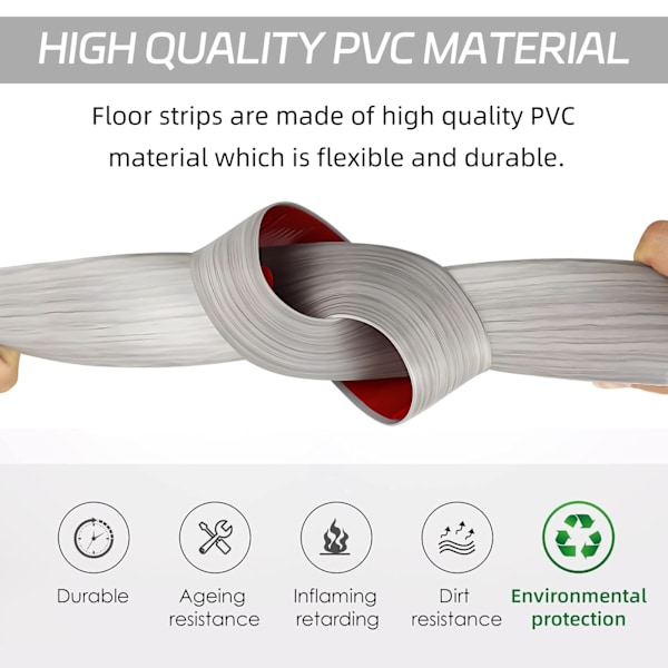 2M gulv overgangsliste PVC laminat overgangsliste dør liste tærskel gulv tæppe kant trim dør bar tærskel gulv kant liste til