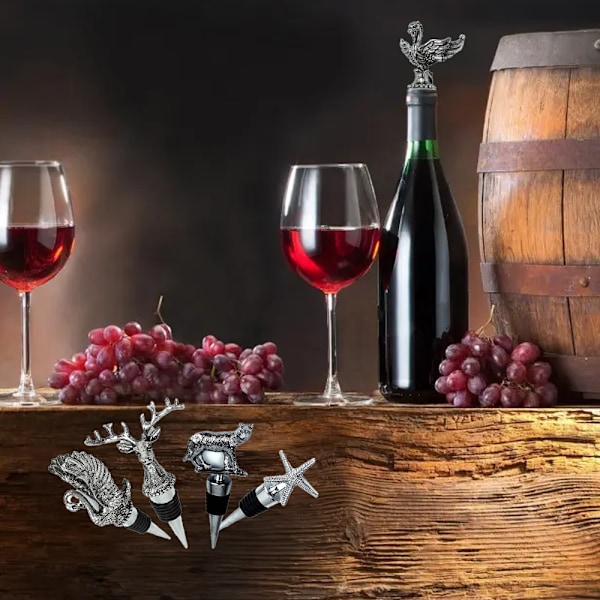 Rustfrit stål vinkaraffel - Deluxe karaffeltud
