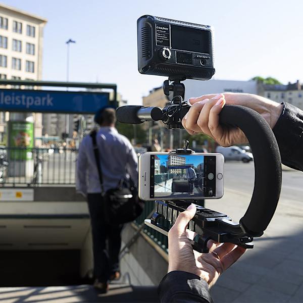 DSLR / Spejlløs / Actionkamera Camcorder Telefon Stabilisator 3-Sh