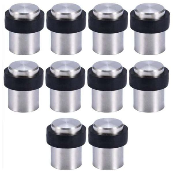 10 x 4,6 cm dørstopper i rustfritt stål, dørstopper, dørblokker