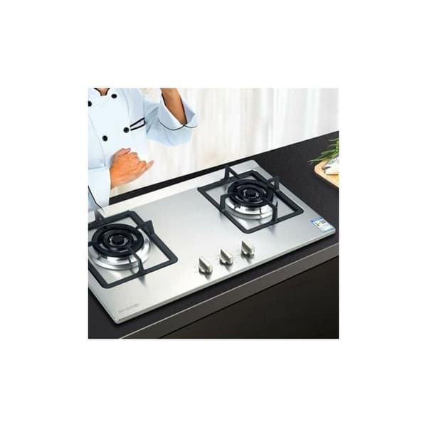 4 stk. komfyrknapper, gasskomfyrknapper i metall, gasskomfyrkontrollknapper, komfyrknapper