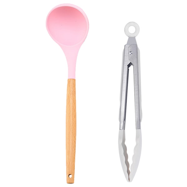 2 Pcs Non - stick Heat Resistant Kitchen Utensils Set with