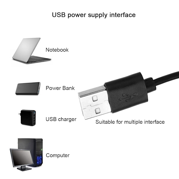 LED-ringlys for skrivebord med USB-fylllys og stativ for telefonholder til sminke, live-sending