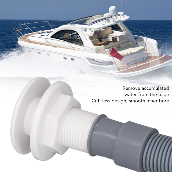3/4 tommer Bilgepumpe Monteringskit med 6 fod PVC Slange Rustfri Kinkfri Konstruktion til Marine Båd Yachter